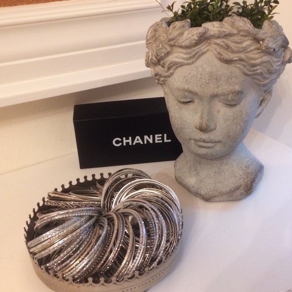 20+ Mixed Silver Bangles - Picture 1 of 3